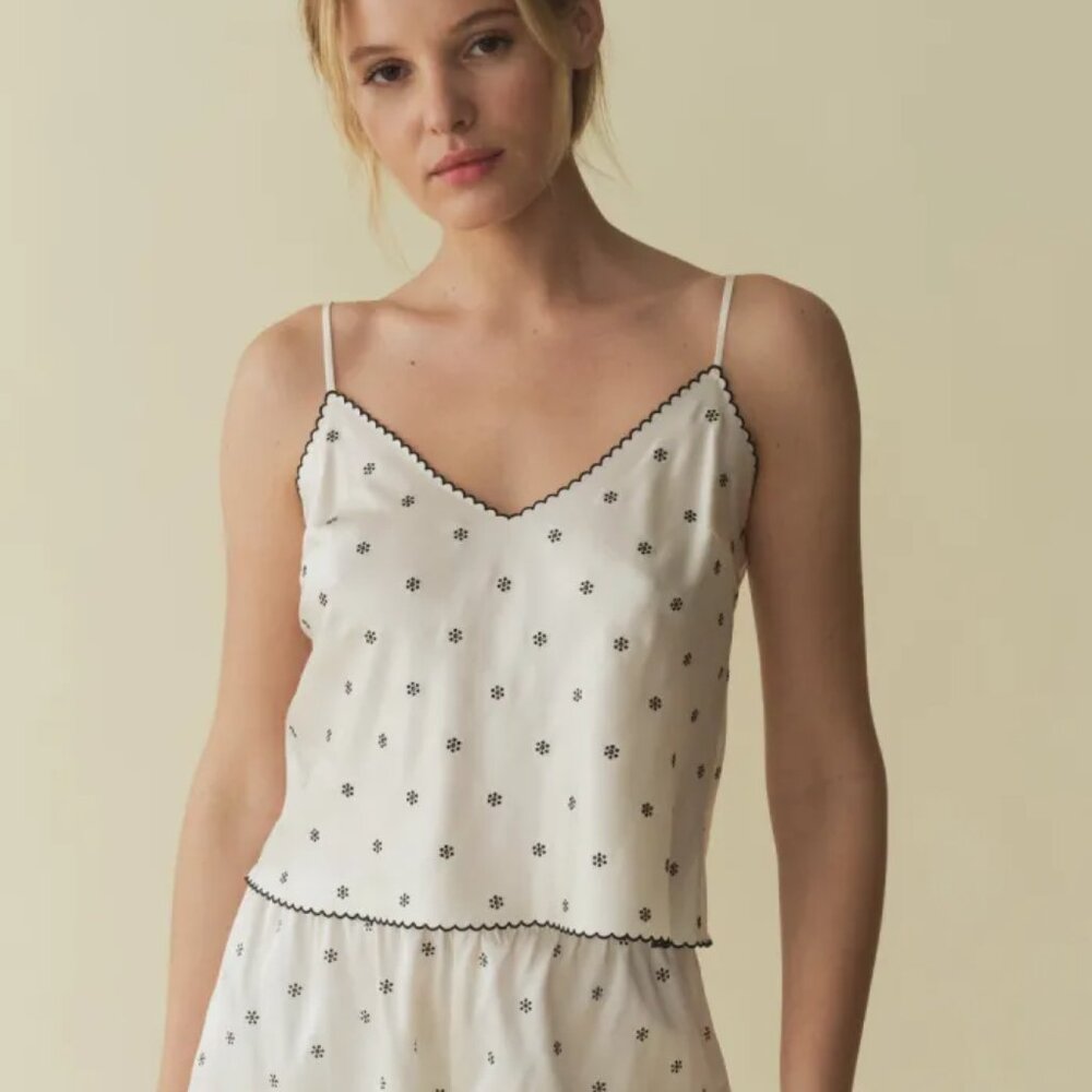 Doen Effie Camisole in Sea Salt 100% Silk - XL - NWT